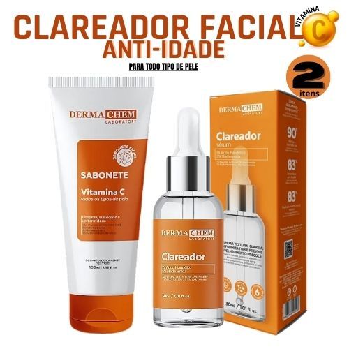 Skin Sabonete e Sérum Clareador Facial