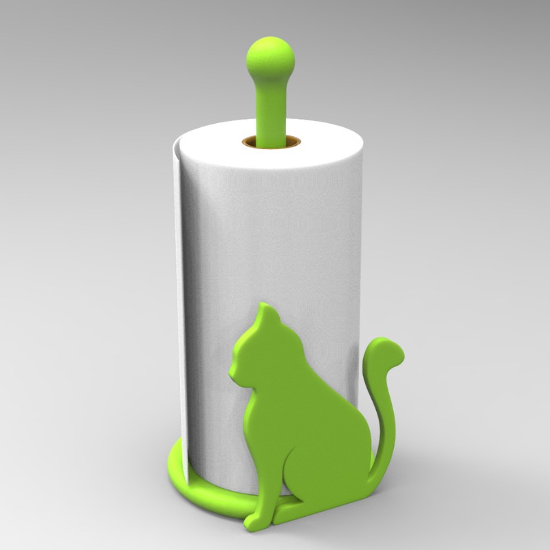 Porta Papel Toalha Suporte GATO DIVERTIDO Guardanapo Rolo Organização Divertido De Mesa Cozinha
