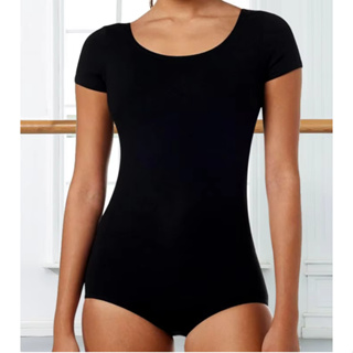Collant Ballet Meia Manga Body Feminino Adulto em Helanca balé ginástica rítmica, Alta Elástica Bailarina Outfit Adulto em Oferta na Shopee