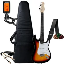 Guitarra Elétrica Stratocaster Estudante Iniciante + Kit De Acessórios
