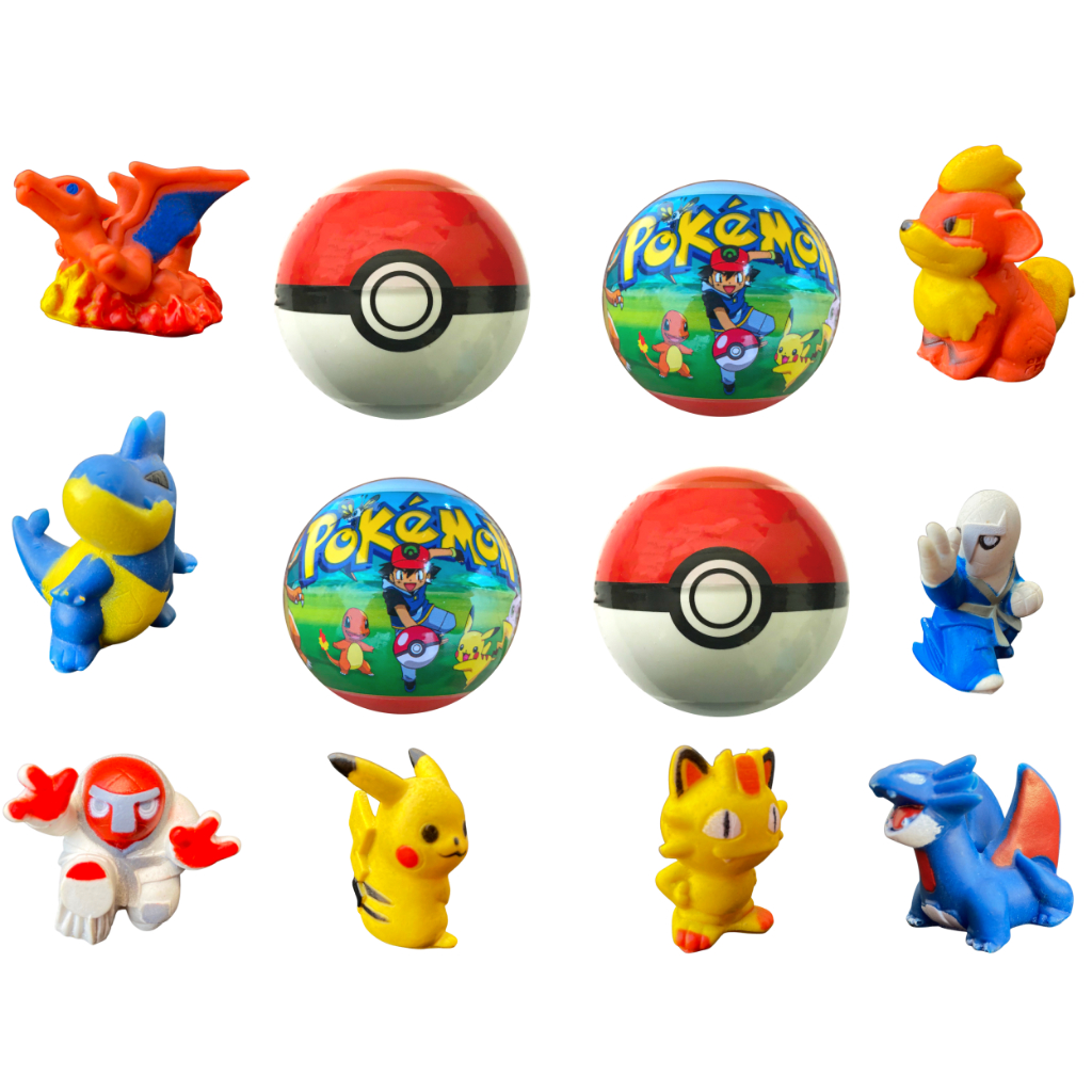 Brinquedo Pokémon Go Pokebolas Com 1 Pokemon Dedoche Lacrado Sortido Em Cada Pokebola