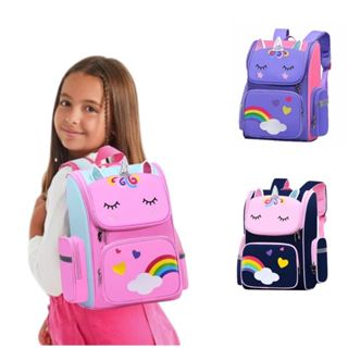 Mochila Escolar Infantil Mochila De Unicórnio Com Bolsa De Lápis
