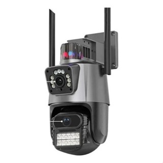 Câmera Segurança Wifi IP Dupla Lente Yoosee Visão Noturna Uso Externo Prova D'água Com Sirene em Oferta na Shopee