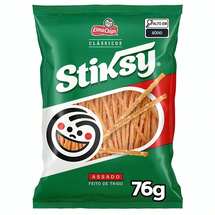 Salgadinho Stiksy 76g Elma Chips em Oferta na Shopee