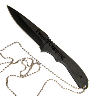 Mini Faca de Pescoço Esportiva Cordão Metal Com Bainha e Clip em Oferta na Shopee