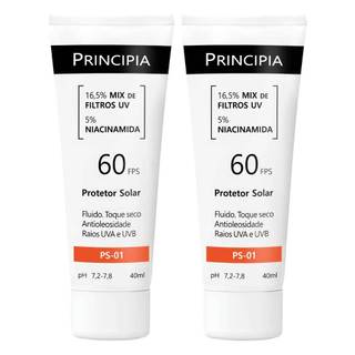 KIT 2 PROTETOR SOLAR FACIAL PS-01 FPS 60 em Oferta na Shopee