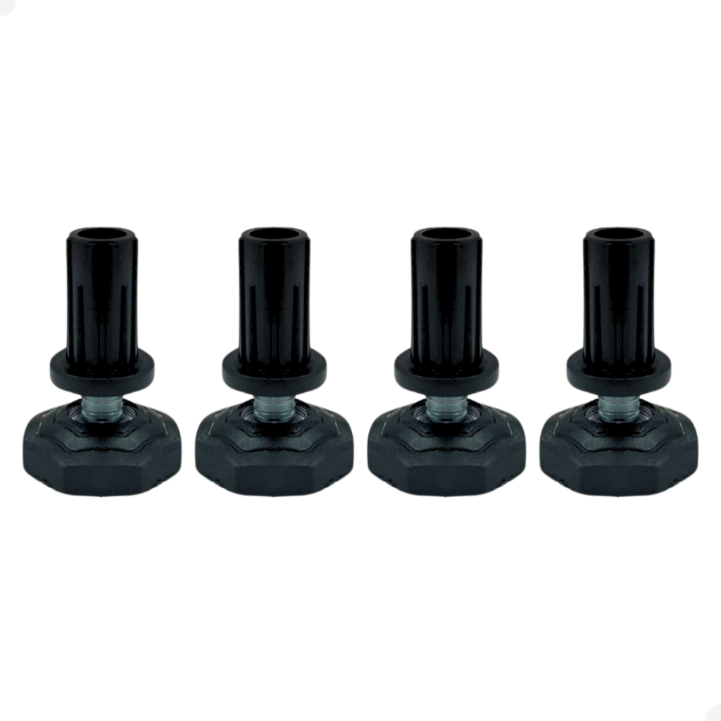 Kit 4 Sapata niveladora para Móveis Pé Pezinho Nivelador para moveis