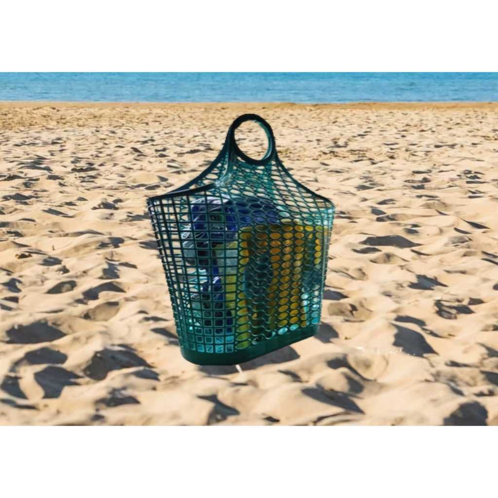 Sacola Bolsa Plástica Ecológica Feira Mercado Hortifruti Praia - Plasnorthon