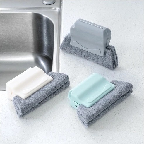 Kit 3 Limpador Janela Escova Limpeza Cantos Multiuso Janelas Cozinha Fogão Limpa Canto Microfibra