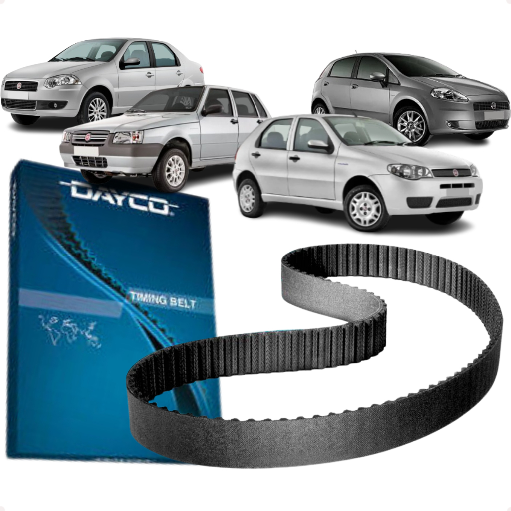 Correia Dentada Original Fiat Palio Siena Punto Bravo Doblo Uno Fiorino Linea Completo Dayco