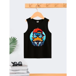 Camiseta Infantil Cavada Regata Menino Roupa Criança Masculino Verão