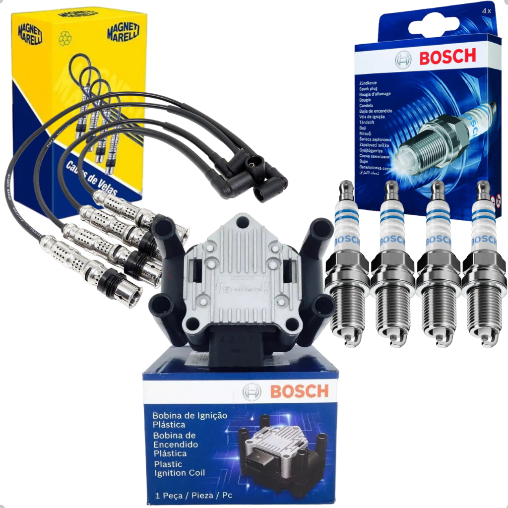 Kit Bobina Cabo e Vela De Ignição Original Fox Gol Golf Spacefox Crossfox Polo em Oferta na Shopee