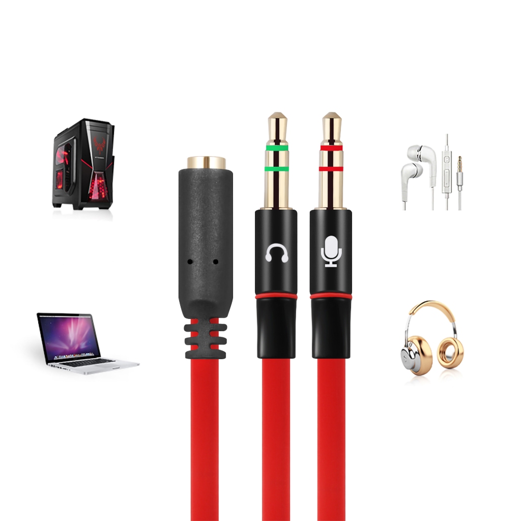 Adaptador Cabo De Áudio P3 Fêmea Para 2 P2 Macho PC - RE-CBO-01 em Oferta na Shopee