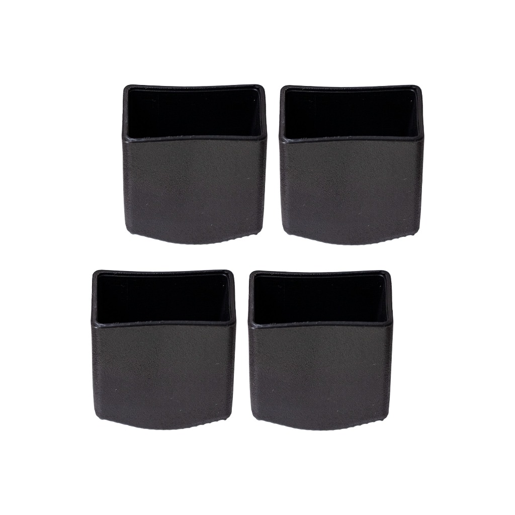 4 Pçs  Ponteiras Sapata Externa Borracha Para Escada 20x35 Mor