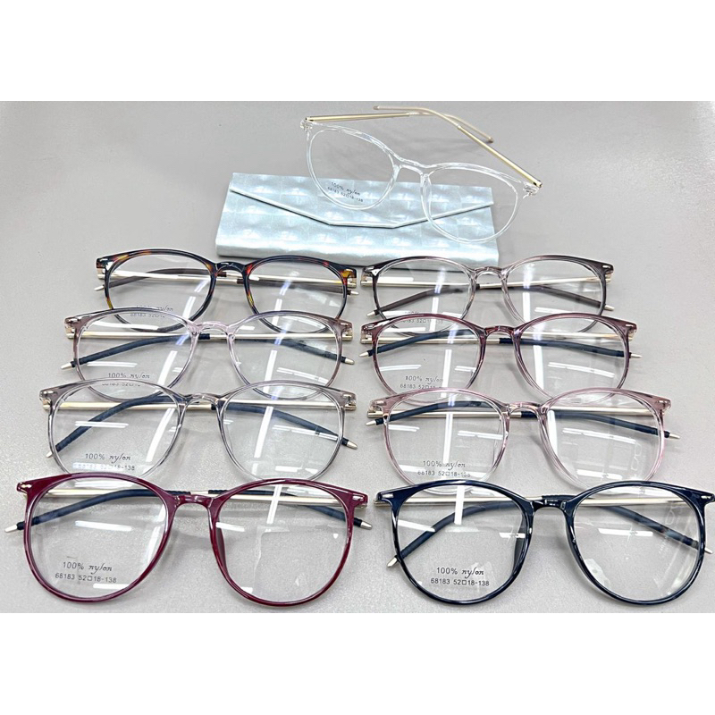 Óculos Acetato Arredondado Hastes Gira 180Graus ✨ 68183 em Oferta na Shopee