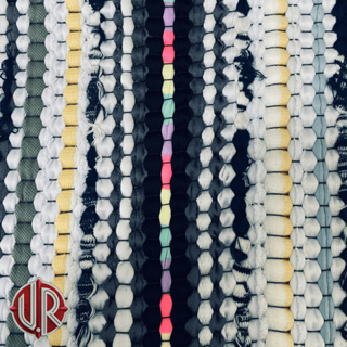 Kit c/ 05 Tapetes Trançados de Malha Artesanal Para Portas Salas Cozinhas e Banheiros Cores Sortidas em Oferta na Shopee