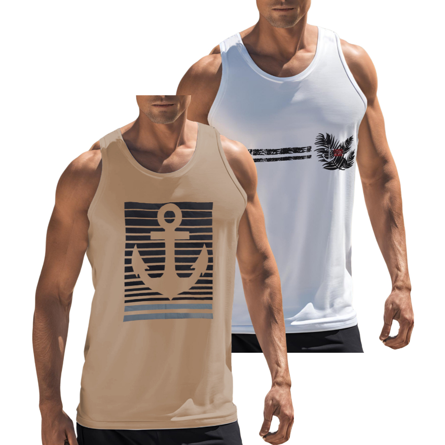 Camiseta Regata Masculina Estampada Verão Surf em Oferta na Shopee