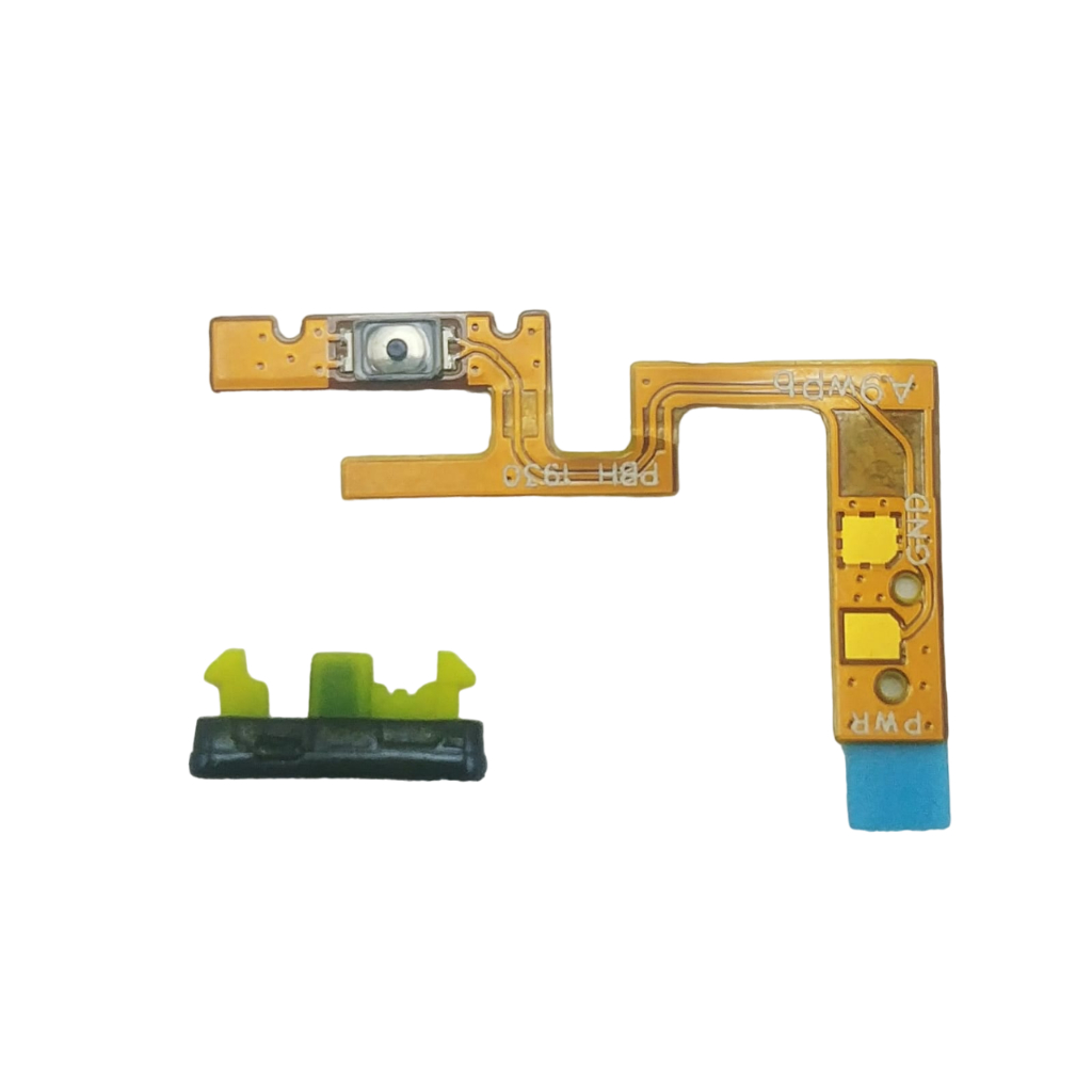 Kit Botão Power Preto + Flex Power Ligar Compativel LG K12 Max