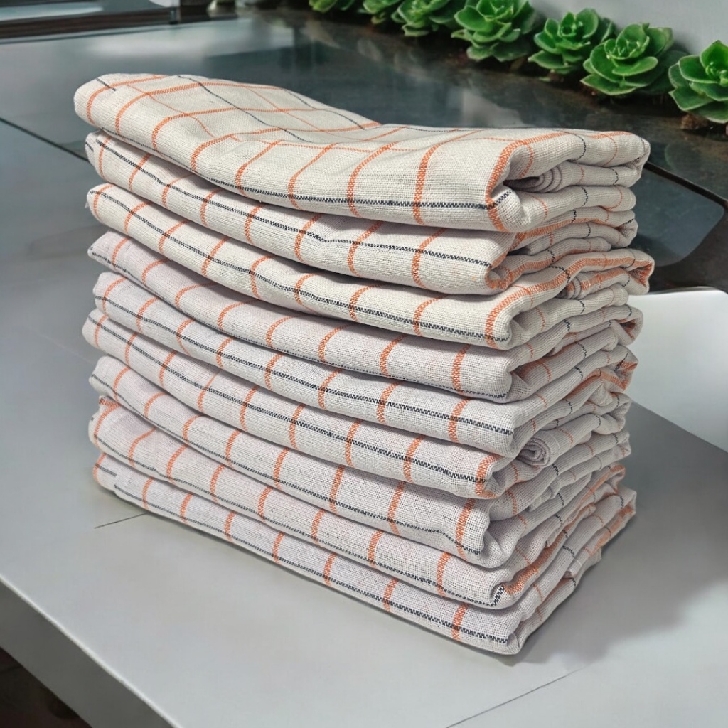 Kit 10 Panos de Prato Copa sem Estampa 100% Algodão Cozinha em Oferta na Shopee