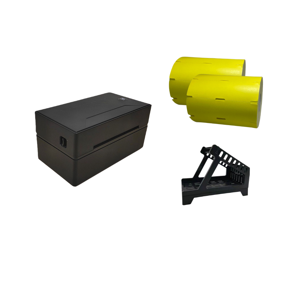 Impressora De Etiqueta Térmica Usb Bluetooth + 2 Rolo Gôndola