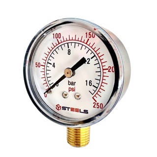 Manômetro Vertical Para Compressores 250 Psi ( 16 Bar ) 1/4 em Oferta na Shopee