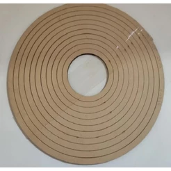 Bastidores Redondo 80cm ao 45cm MDF 6mm Kit 18 Aros