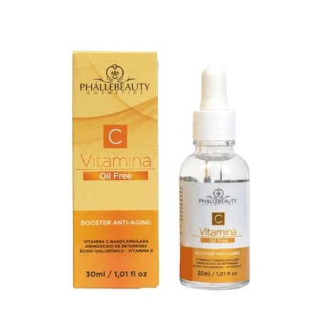 Sérum Facial Booster Anti-aging Vitamina C 30ml PhálleBeauty PH0147
