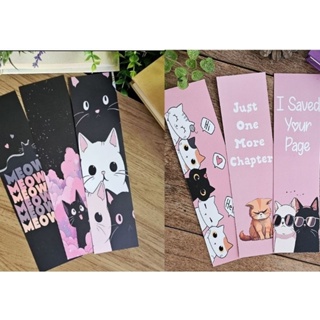 Kit com 3 Marcador de página Gato Cat gatinho meow Marca Marcador de Livro em Oferta na Shopee