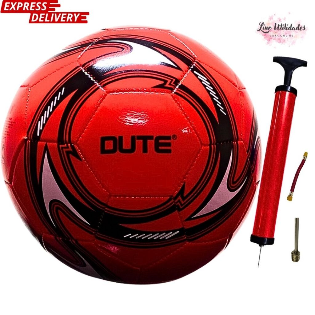 Bola de Futebol Infantil Campo Nº5 Criança + Bomba de Ar | Couro Sintético | Cores Sortidas