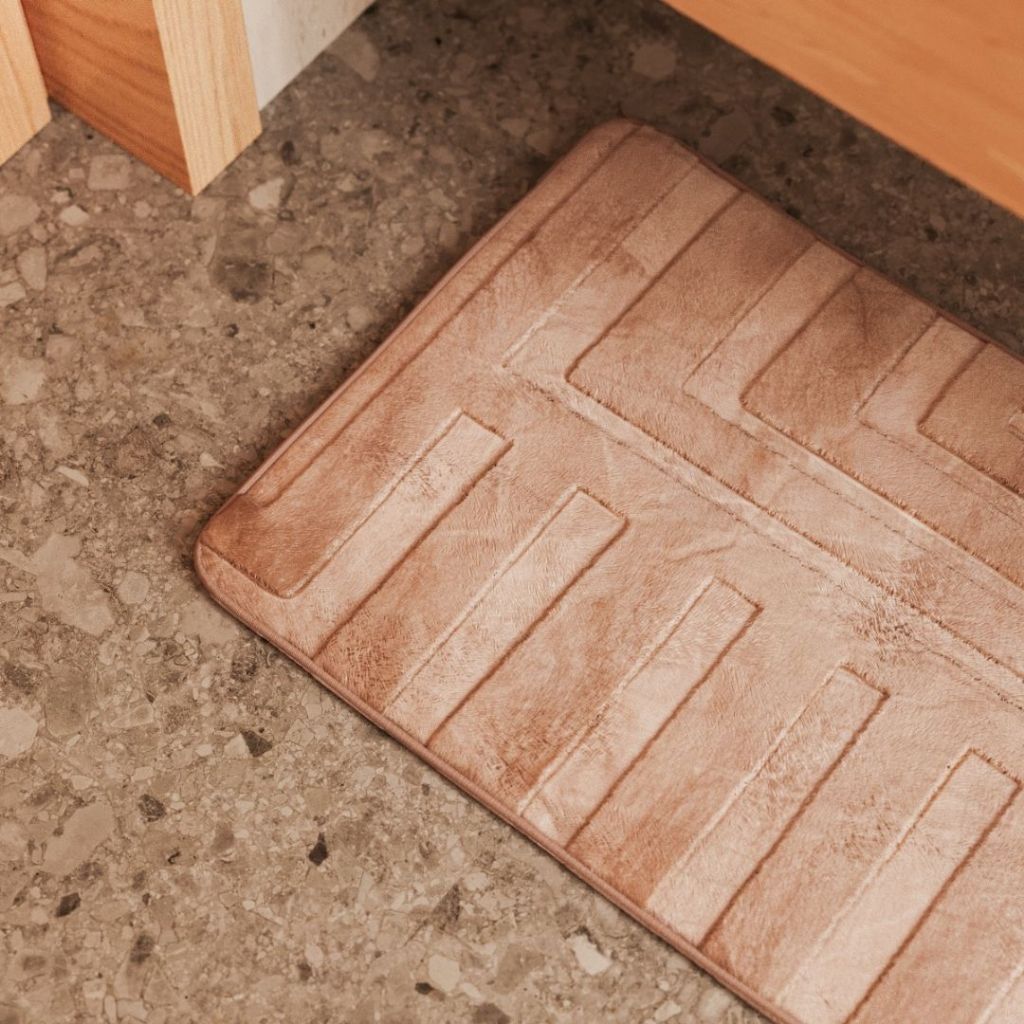 Tapete Porta 40cm x 60cm Itália Aveludado Premium Várias Cores Quarto Antiderrapante Moder...
