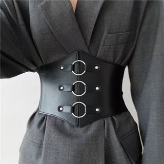 Cinto Espartilho Feminino Largo Elástico Na Cintura Corset em Oferta na Shopee