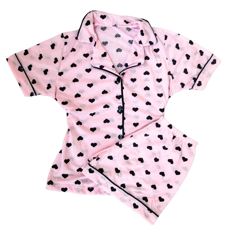 Pijama americano Feminino blogueirinha botão amamentação gestante Short doll em Oferta na Shopee