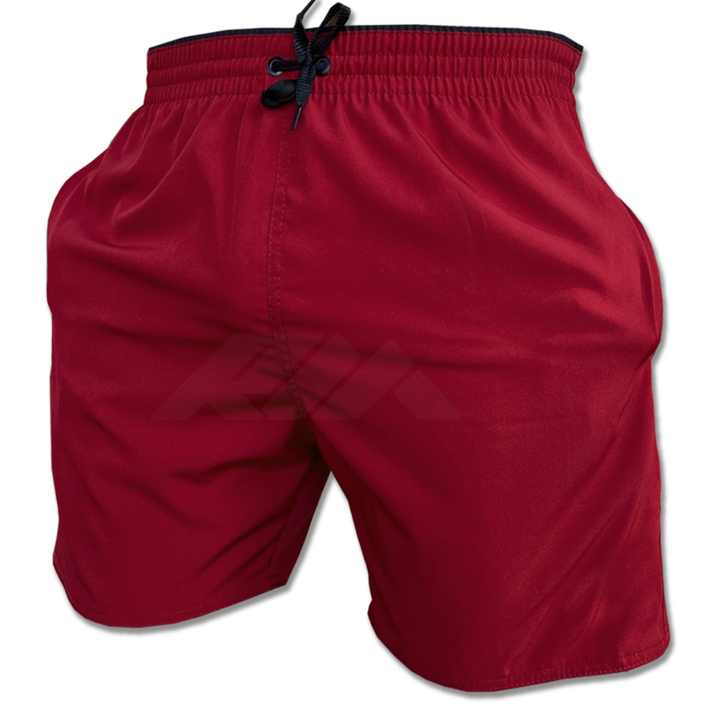 Short Bermuda Tactel Elastano Liso Dri -Fit Calçao