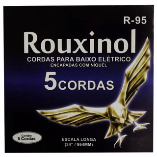 Jogo De Cordas Contra Baixo 5 Cordas R95 .043 Rouxinol