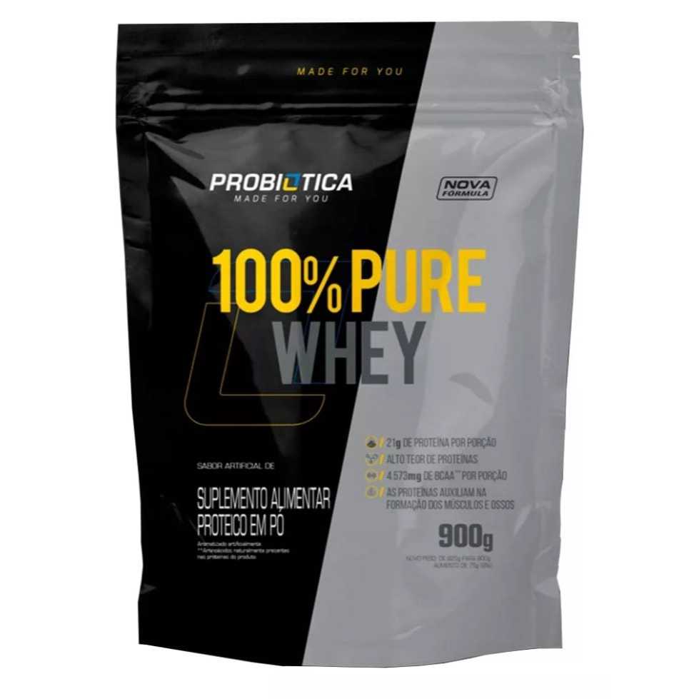 Whey Protein 100 Pure Whey 900g Probiótica: Onde Comprar | BuscaProdutos
