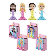 Boneca Sereia Monta e Desmonta Rosa - Brinquedo Infantil