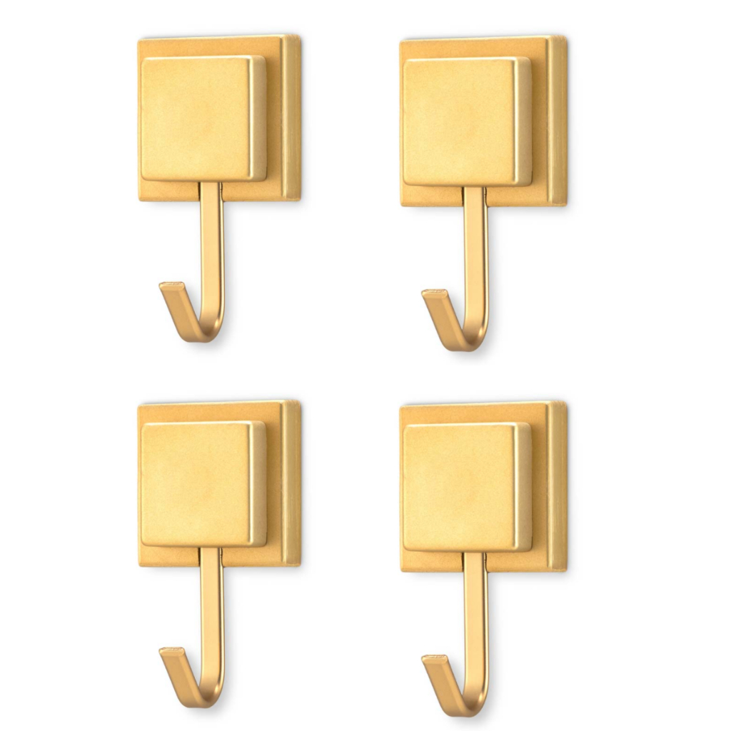 Kit 4 Suporte Porta Toalha De Banho Gancho Dourado Fita Dupla Face 3m em Oferta na Shopee