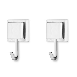 Kit 2 Suporte Porta Toalha De Banho Gancho Prata Fita Dupla Face 3m em Oferta na Shopee