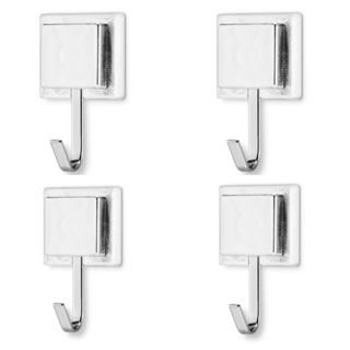 Kit 4 Suporte Porta Toalha De Banho Gancho Prata Fita Dupla Face 3m em Oferta na Shopee