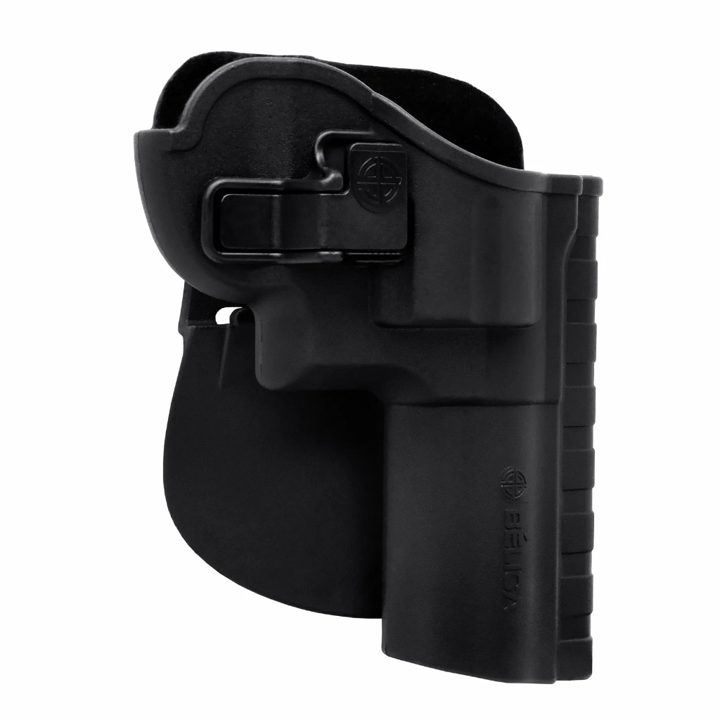 Coldre Revólver 8T Paddle Bélica - Preto