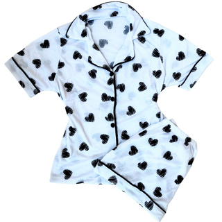 Pijama short doll blogueirinha americano Feminino botão amamentação gestante verão baby doll em Oferta na Shopee