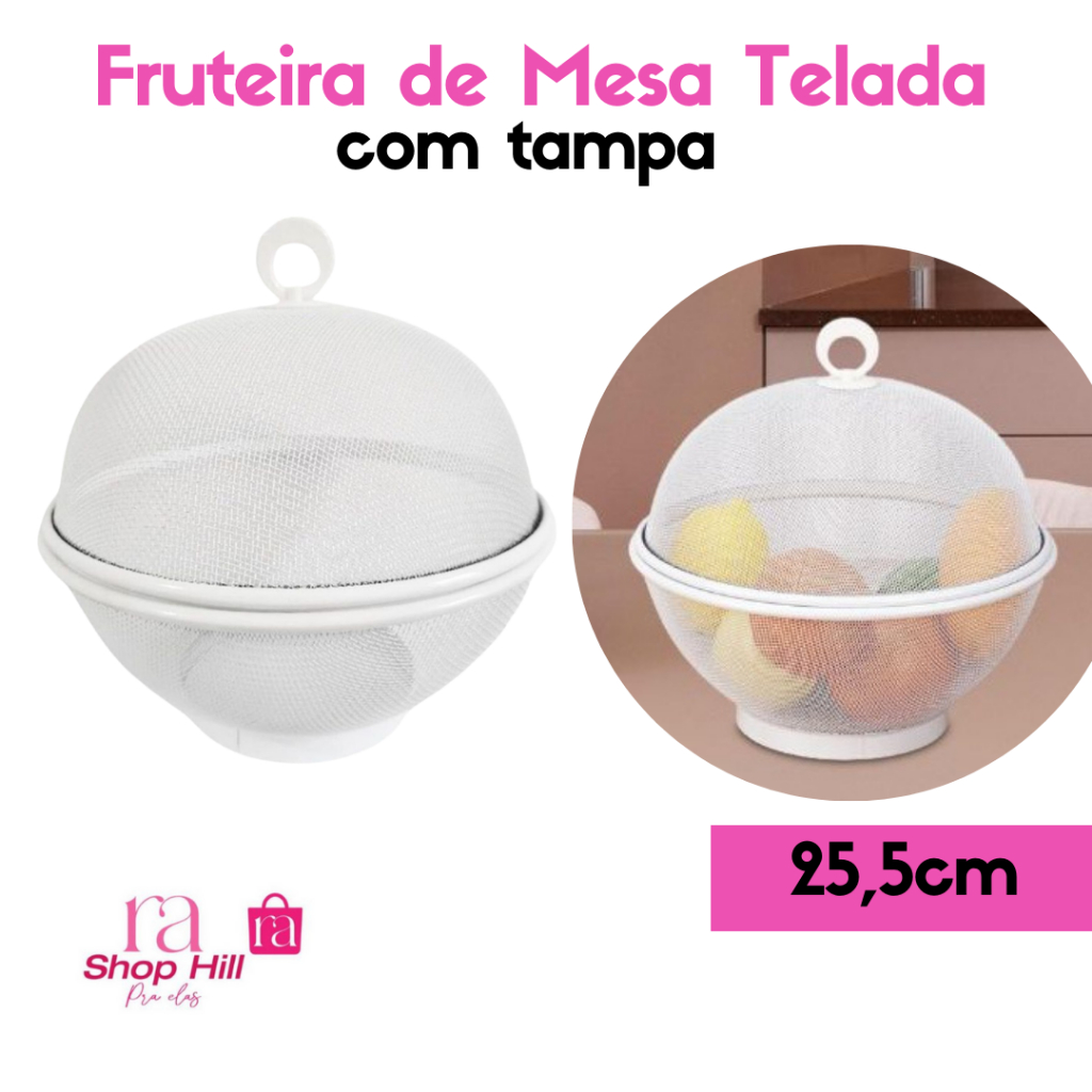 Fruteira Branca de Mesa: Onde Comprar | BuscaProdutos