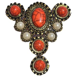 Cabedal Floral Antiquario Vermelho Artesanato Para Customização De Chinelo Sapatos em Oferta na Shopee