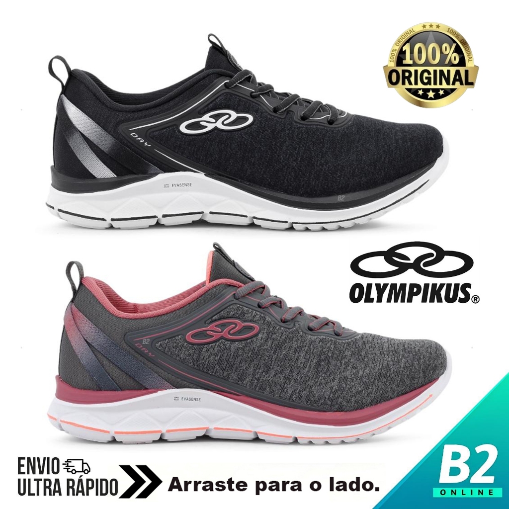 Tênis Olympikus Day Esportivo Feminino 100% Original Com Nota Fiscal e Garantia em Oferta na Shopee