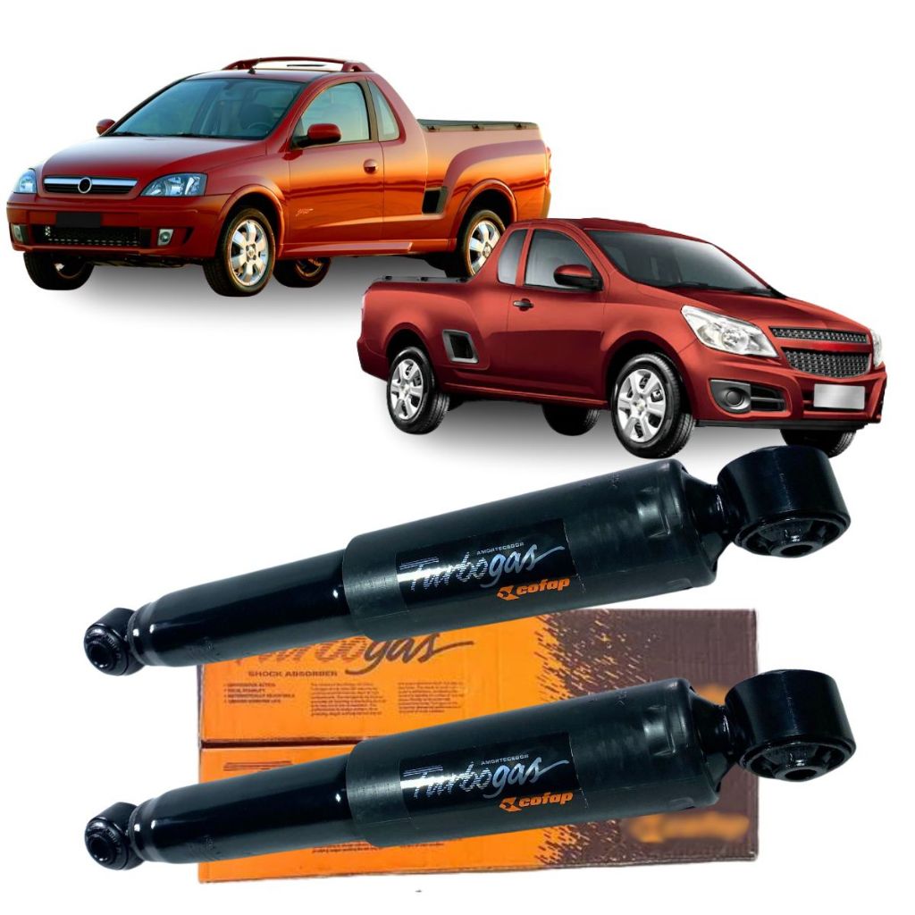 Par Amortecedor Traseiro Gm Montana 1.4 1.8 8v