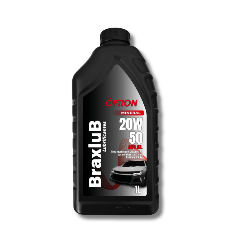 ÓLEO 20W50 MINERAL PARA CARRO