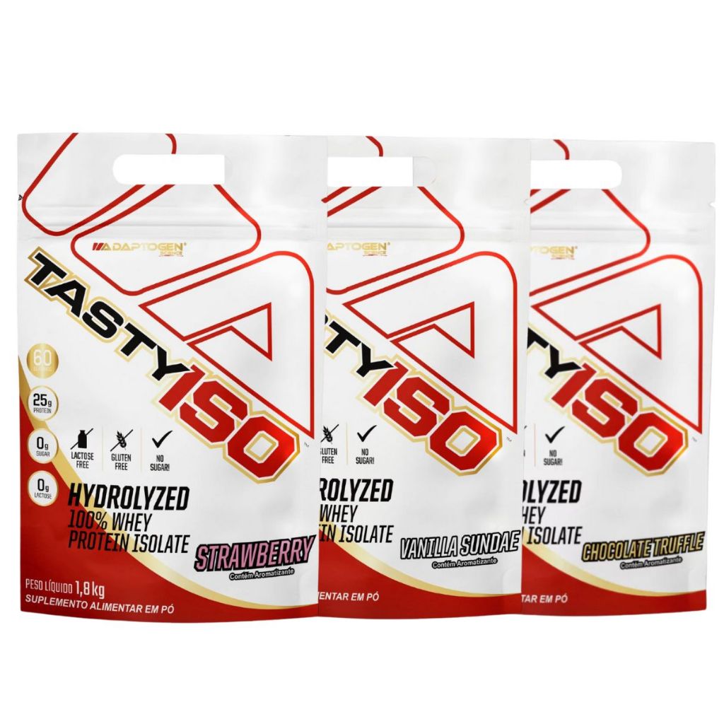 Whey Tasty Iso (Proteína Isolada) 1,8kg - ADAPTOGEN SCIENCE em Oferta na Shopee