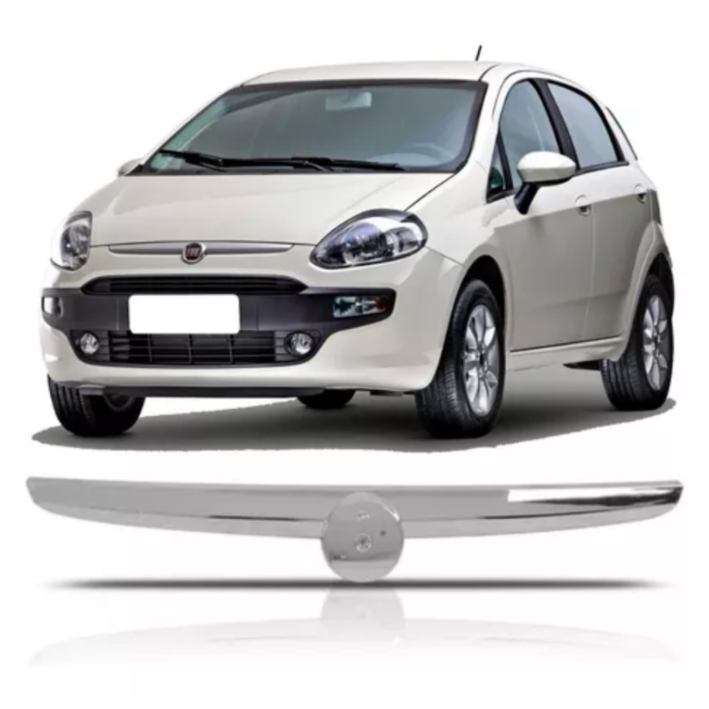 Friso Moldura Cromado Grade Fiat Punto 2013 2014 2015 2016