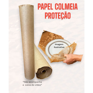Papel Kraft Colmeia Buzz Embalagem Proteção de Envio Delicados Embrulho Presentes Vidros em Oferta na Shopee