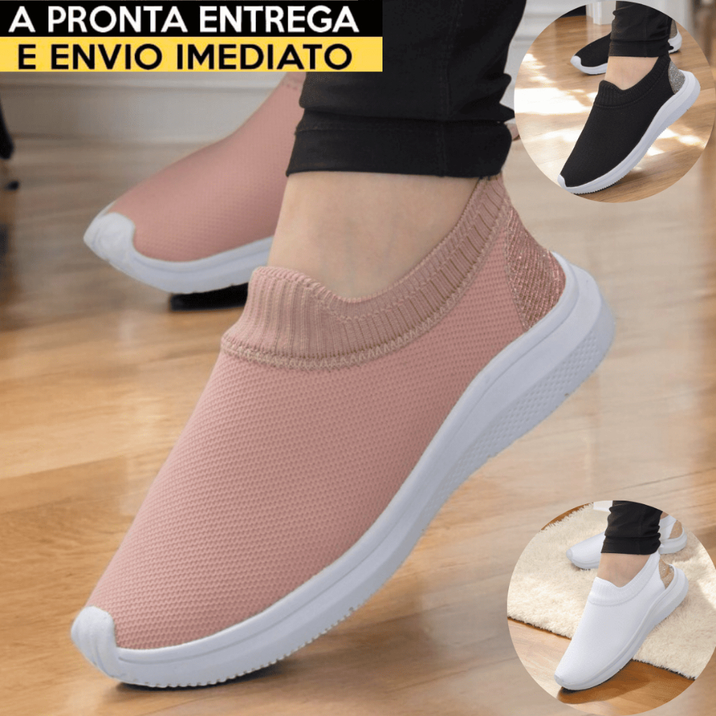 Tênis Feminino Meia Inovador 26 Ao 41 Super Leve e Flexível - Lançamento com Desconto Especial G5